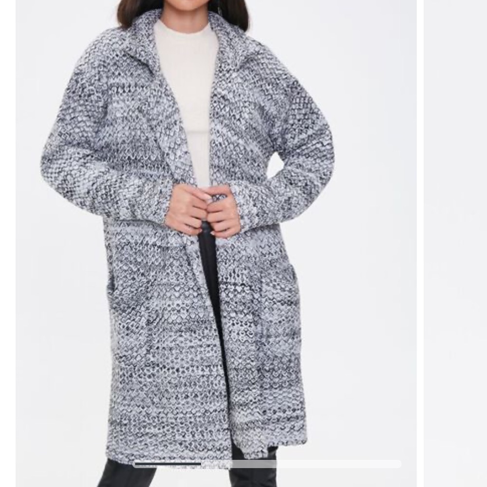 Forever 21 Marled Knit Long Cardigan Sweater